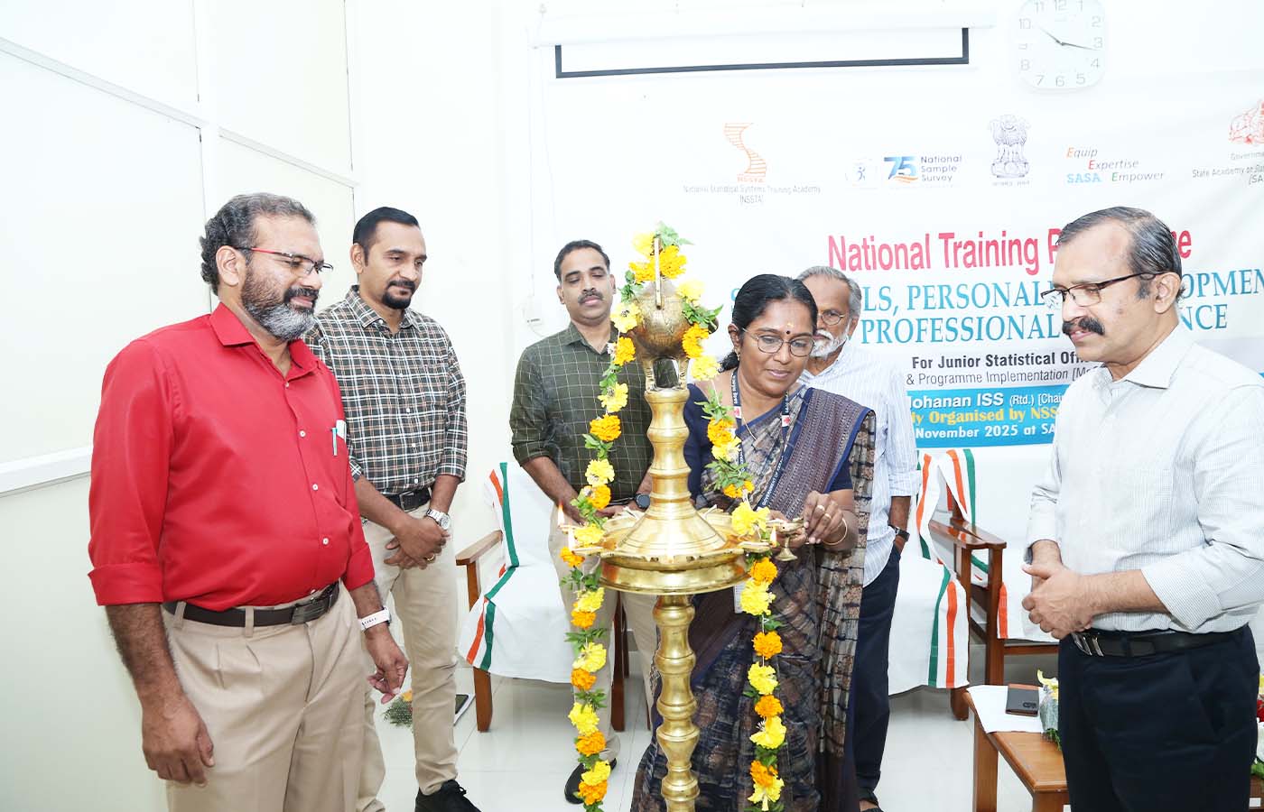 National Training on Soft Skills for JSO cadre officers of MoSPI held at SASA from 24 to 28 Nov 2025.