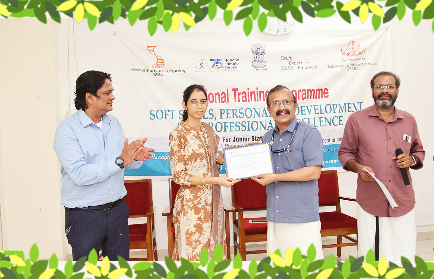 Valedictory function of National Training on Soft Skills for JSO cadre officers of MoSPI held on 28 Nov 2025.