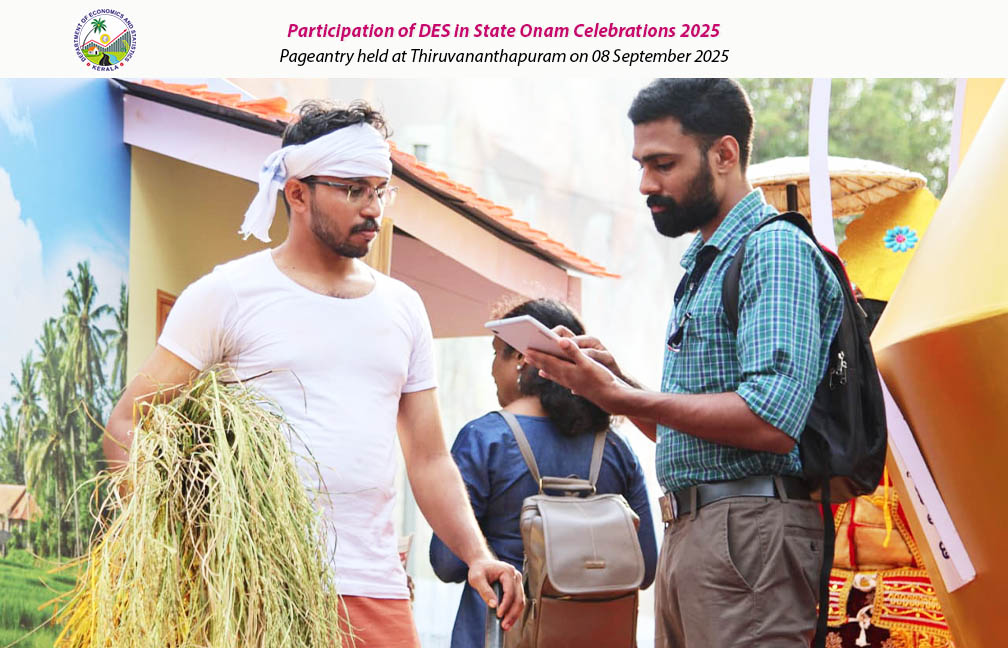 Participation of DES in Onam Pageantry held at Thiruvananthapuram on 08-09-2025.