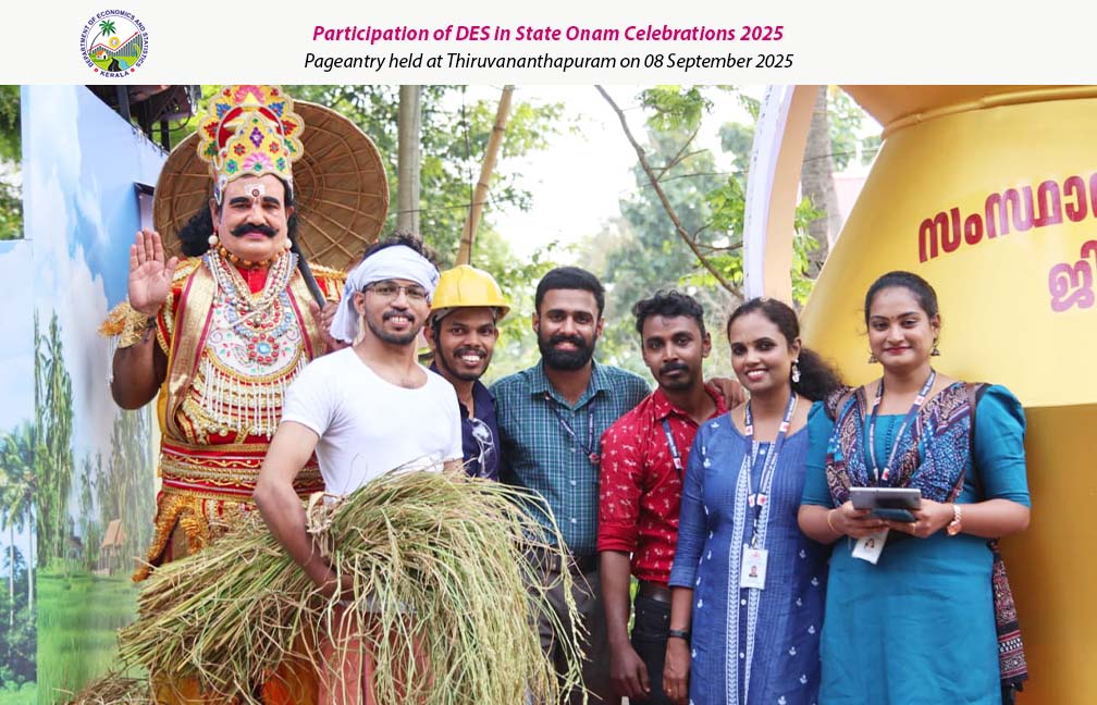 Participation of DES in Onam Pageantry held at Thiruvananthapuram on 08-09-2025.
