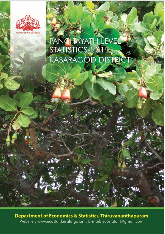 Report on Panchayath level statistics 2011 Kasaragod district