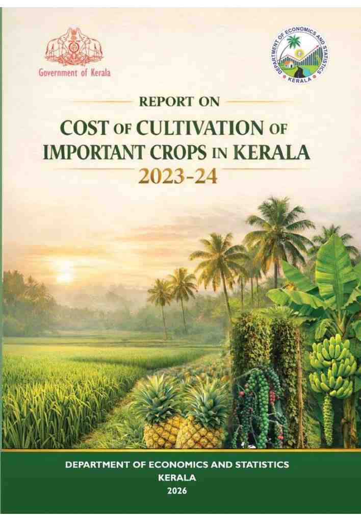 Report on Cost of cultivation of important crops in Kerala 2023-24