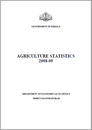 Report on Agriculture Statistics 2008-2009