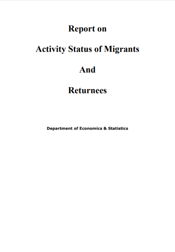 Report on Activity Status of  Migrants & Returnees (NORKA)