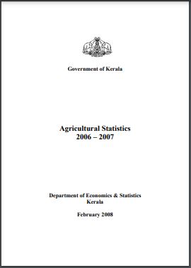 Report on Agriculture Statistics 2006-2007