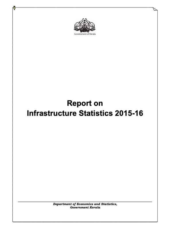 Infrastructure statistics 2015-16