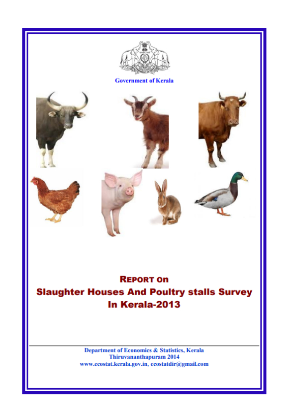 Report on Slaughter Houses and Poultry Stalls in Kerala 2013
